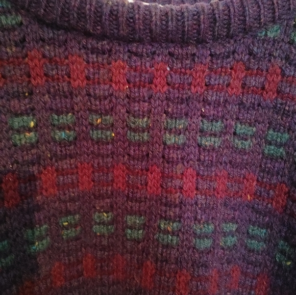 Patrick Malin 100%wool Madr in Ireland Fisherman Sweater SZ.Med - Picture 2 of 6